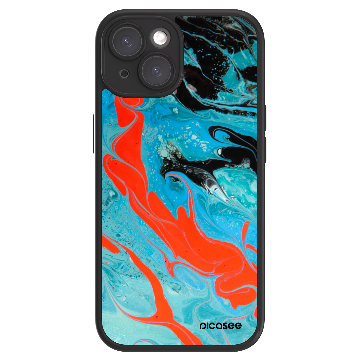 Picasee ULTIMATE CASE für Apple iPhone 15 - Blue Magma