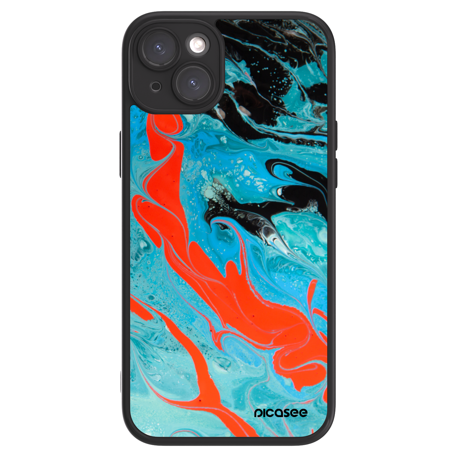 Picasee ULTIMATE CASE für Apple iPhone 15 Plus - Blue Magma