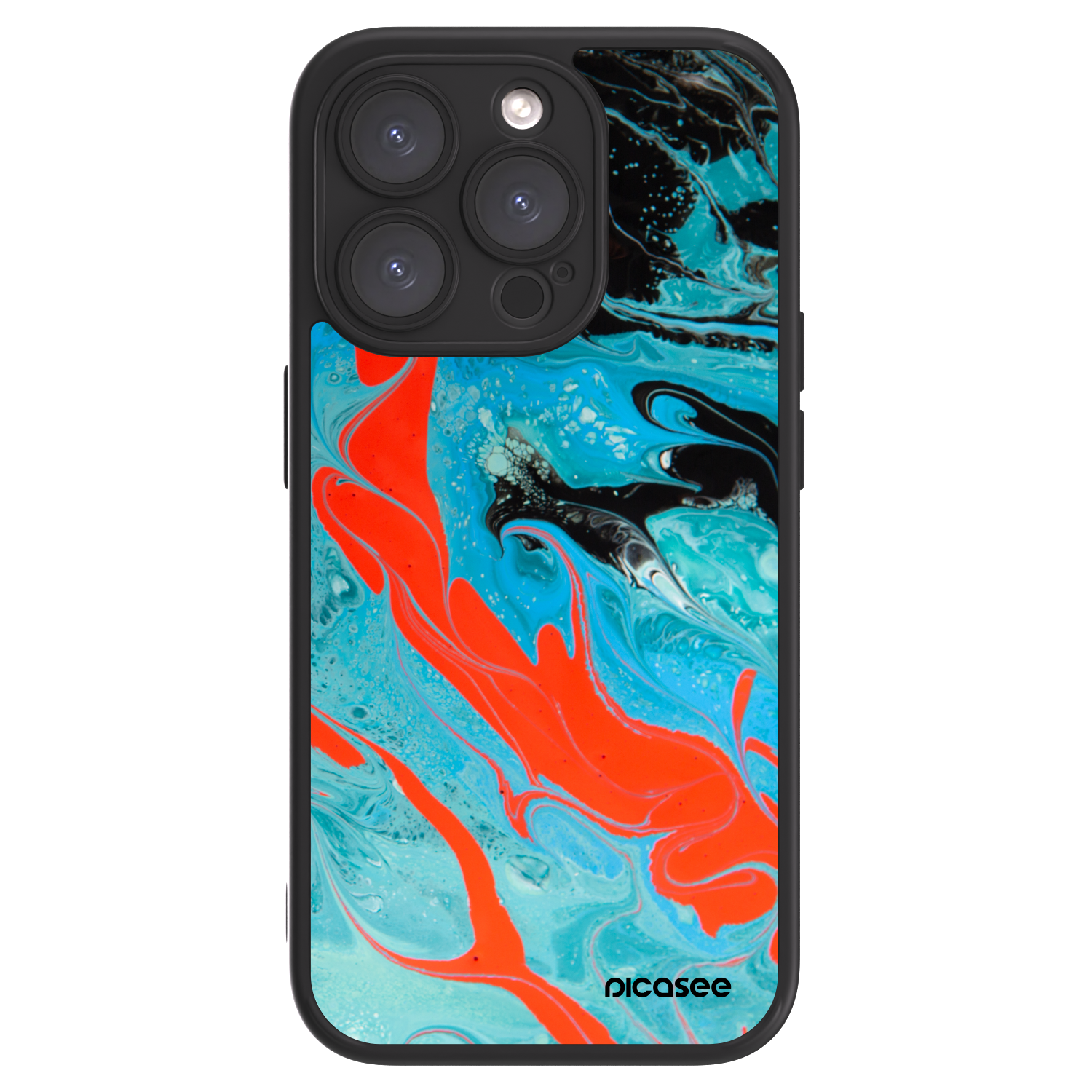 Picasee ULTIMATE CASE für Apple iPhone 15 Pro - Blue Magma