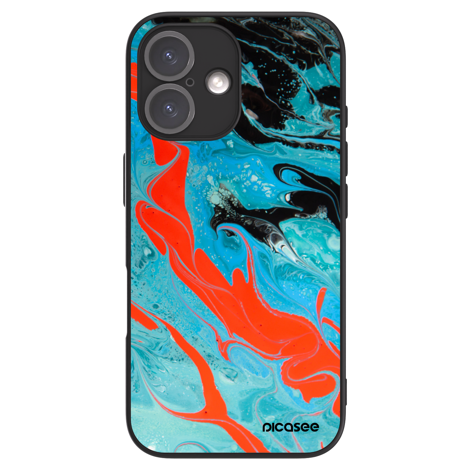 Picasee ULTIMATE CASE MagSafe für Apple iPhone 16 - Blue Magma