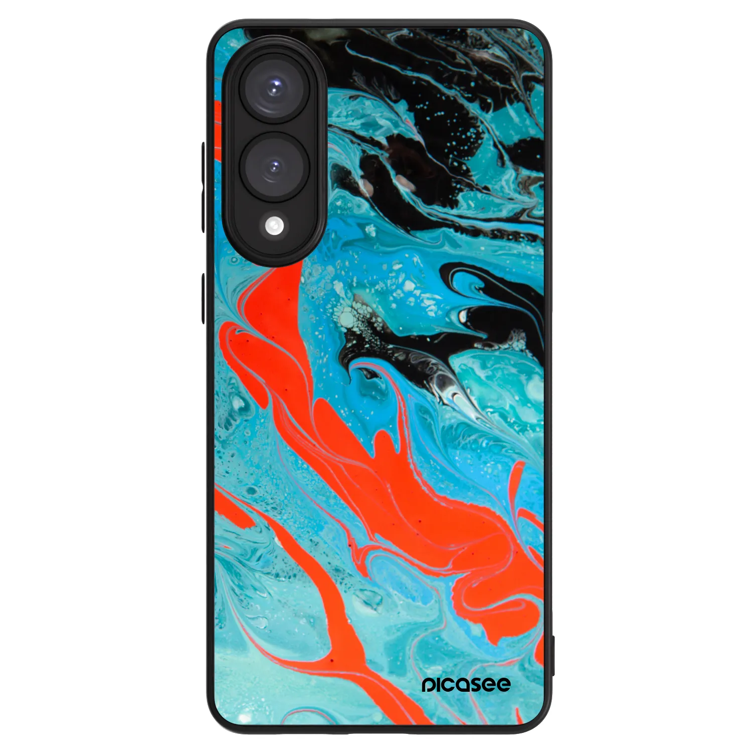 Picasee ULTIMATE CASE für Samsung Galaxy S25 Edge 5G - Blue Magma