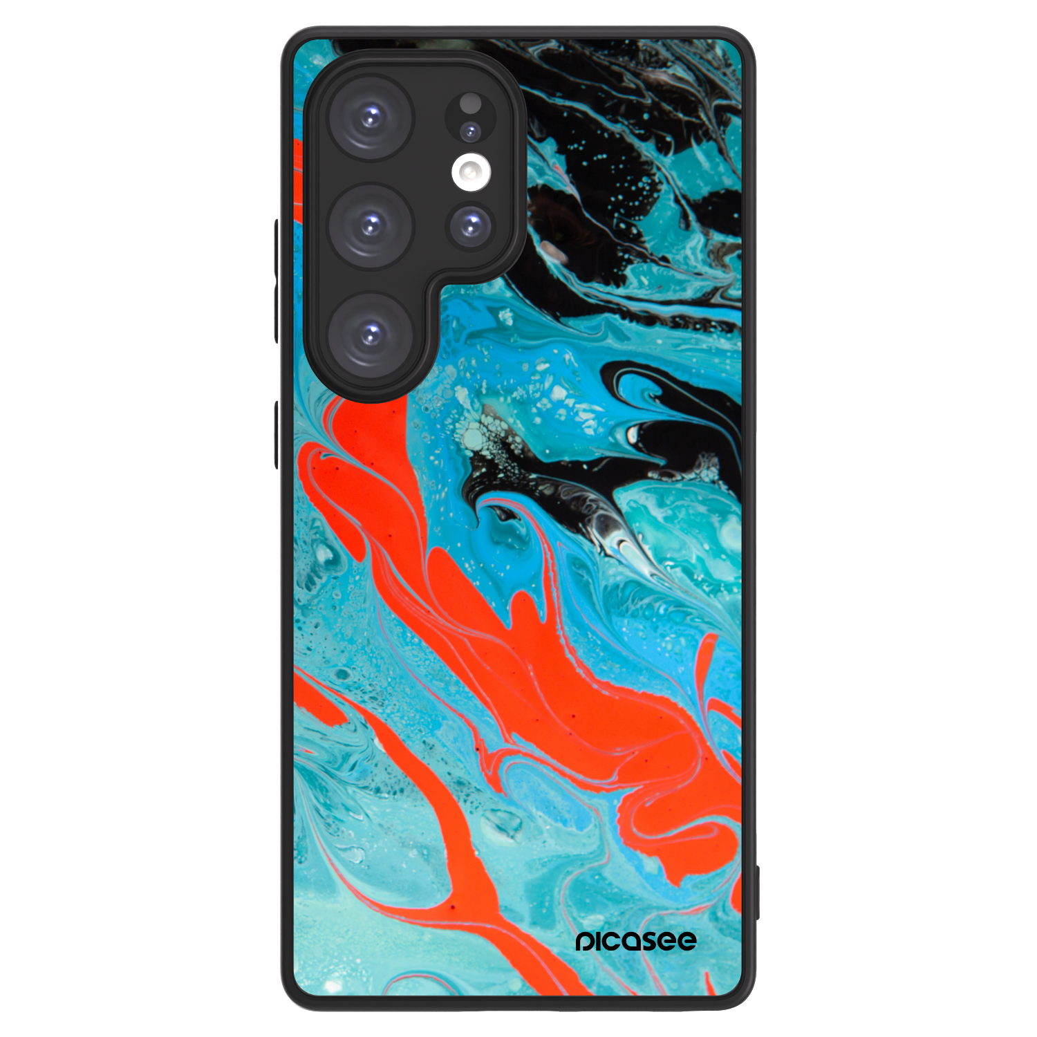 Picasee ULTIMATE CASE PowerShare für Samsung Galaxy S25 Ultra 5G - Blue Magma
