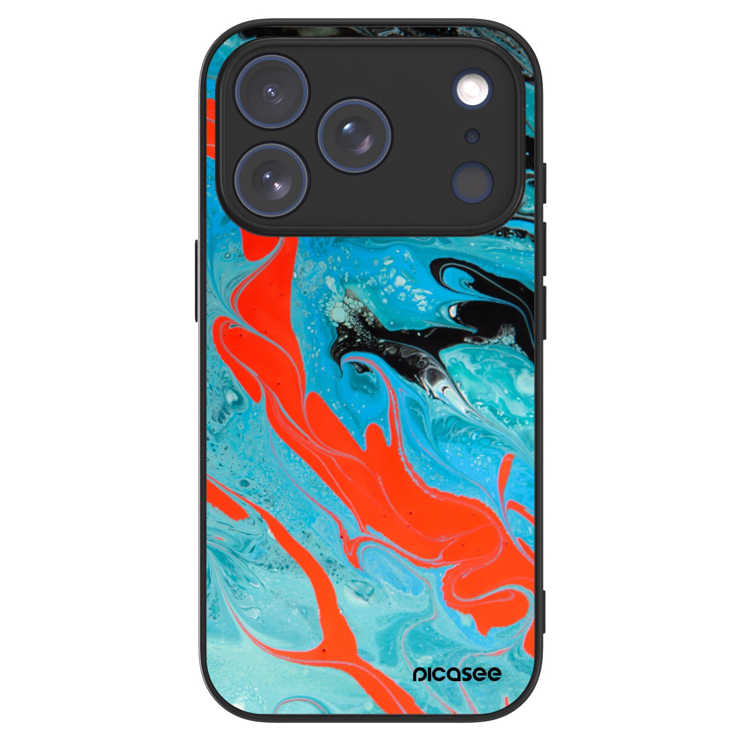 Picasee ULTIMATE CASE MagSafe für Apple iPhone 17 Pro - Blue Magma