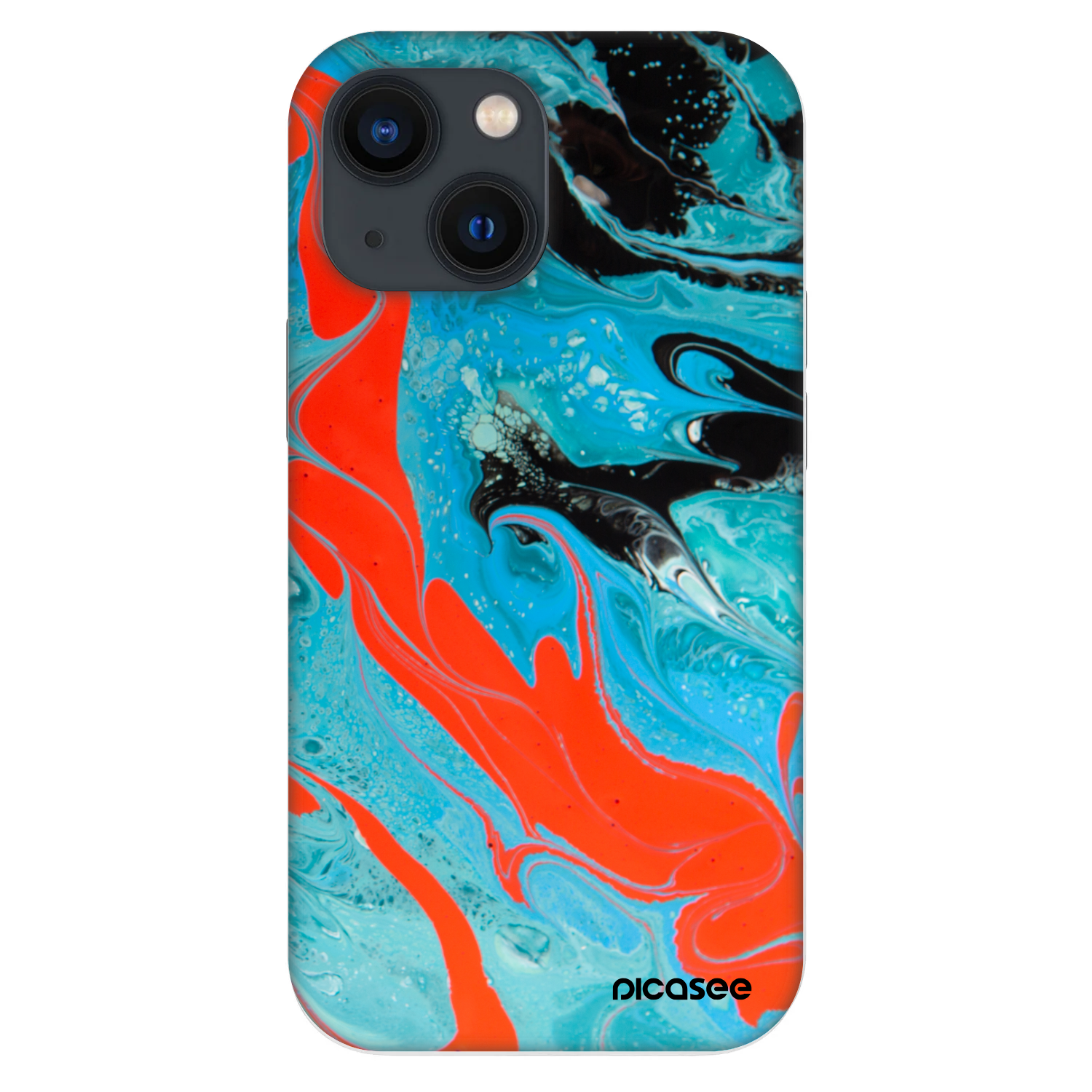 Picasee Fashion Case für Apple iPhone 13 mini - Blue Magma