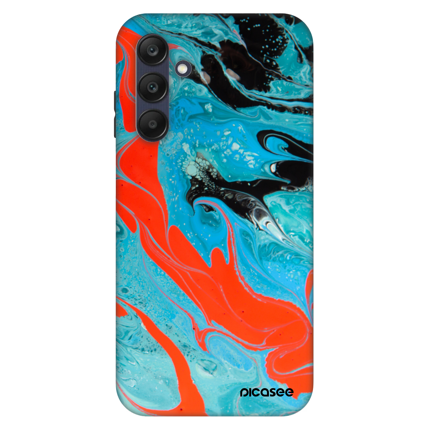 Picasee Fashion Case für Samsung Galaxy A25 A256B 5G - Blue Magma