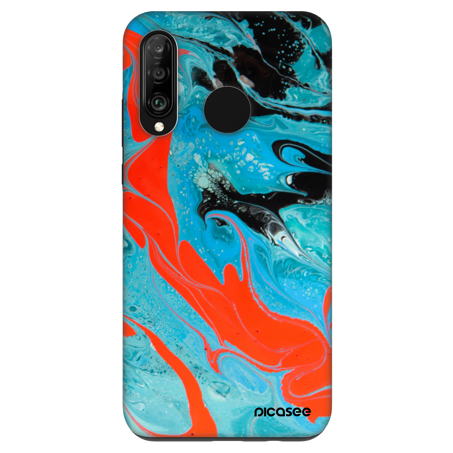 Picasee Fashion Case für Huawei P30 Lite - Blue Magma