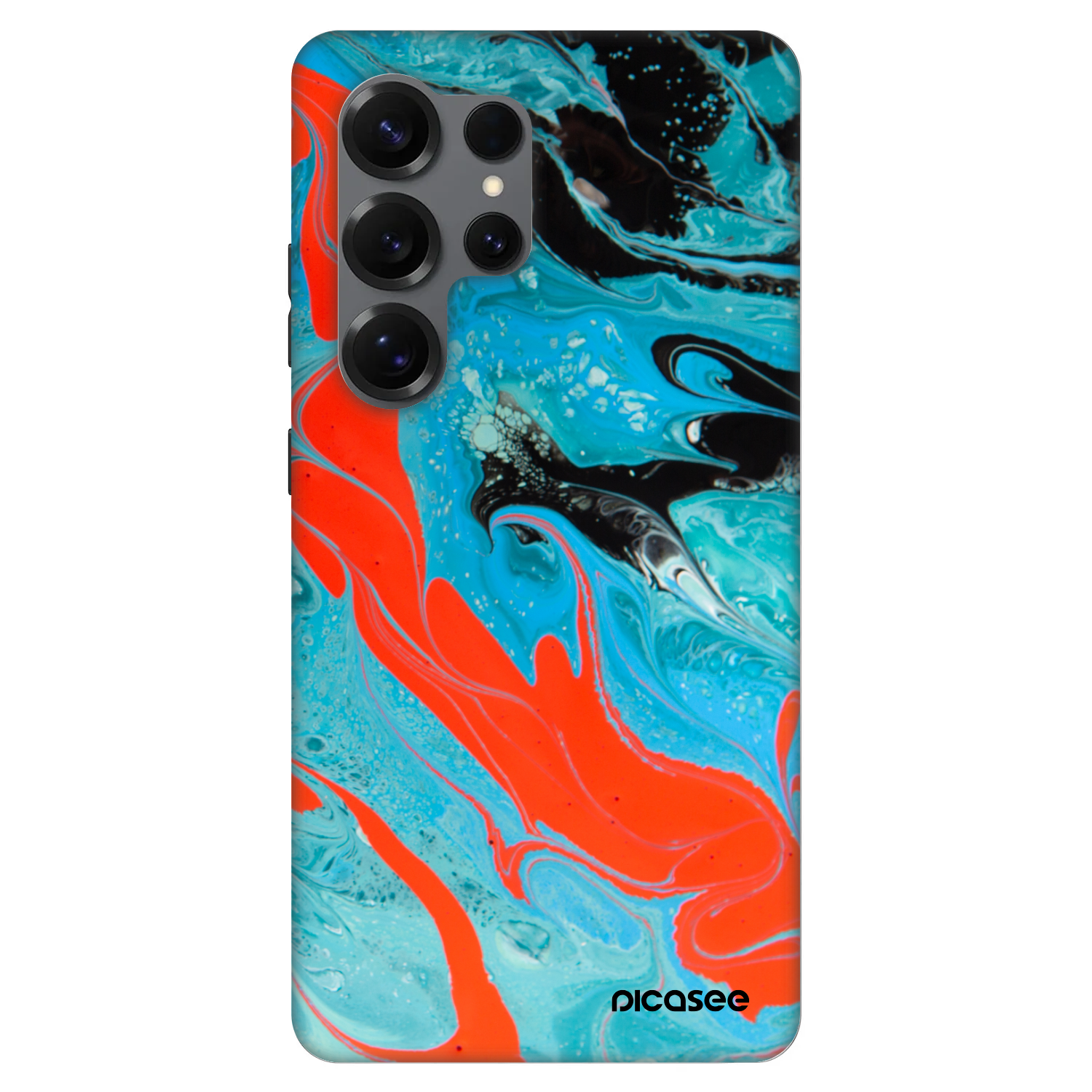 Picasee Fashion Case PowerShare pro Samsung Galaxy S25 Ultra 5G - Blue Magma
