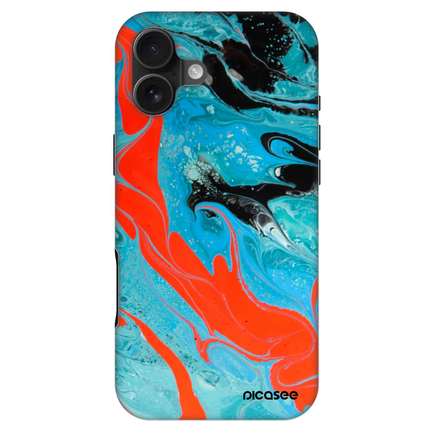 Picasee Fashion Case MagSafe für Apple iPhone 16 Plus - Blue Magma