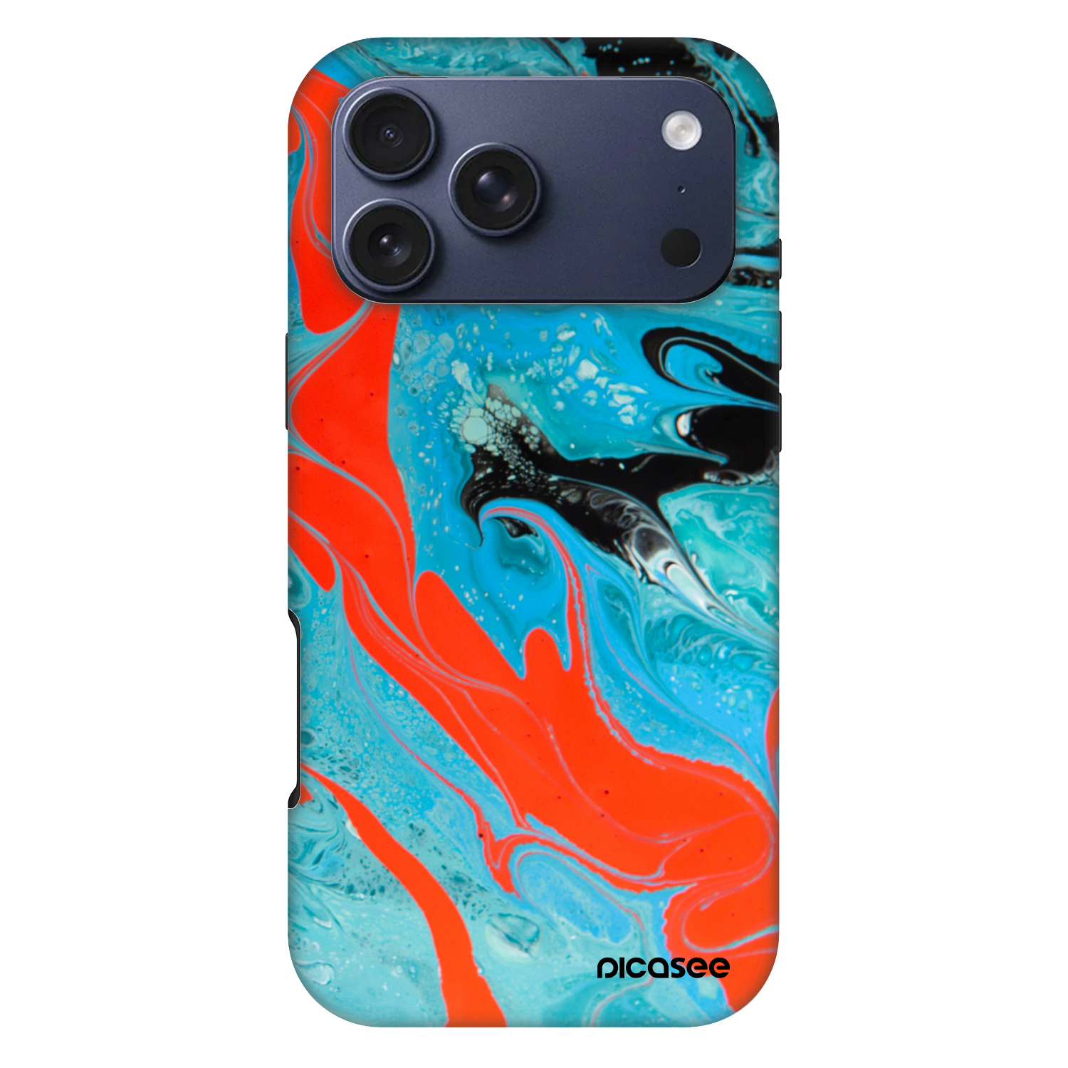 Picasee Fashion Case MagSafe für Apple iPhone 17 Pro Max - Blue Magma