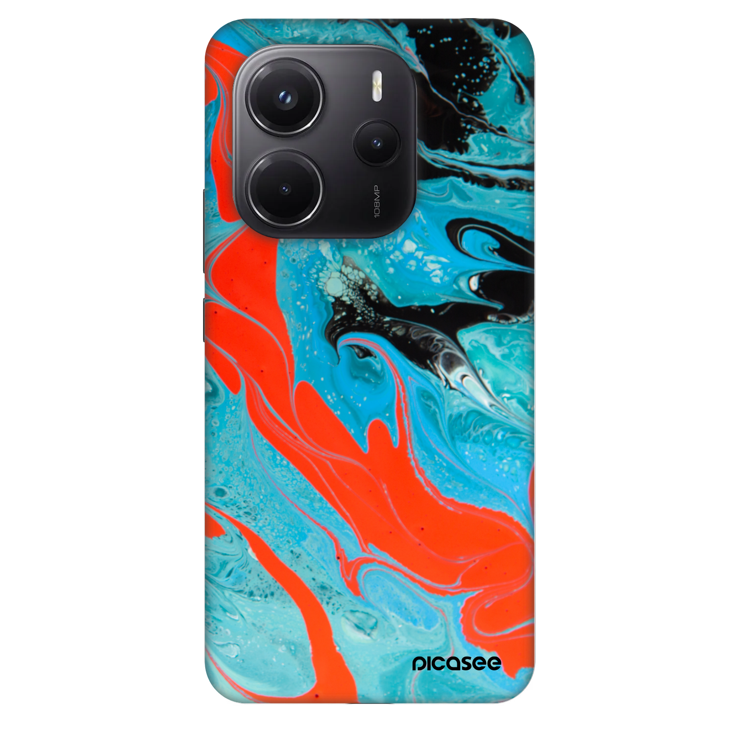 Picasee Fashion Case für Xiaomi Redmi Note 14 4G - Blue Magma