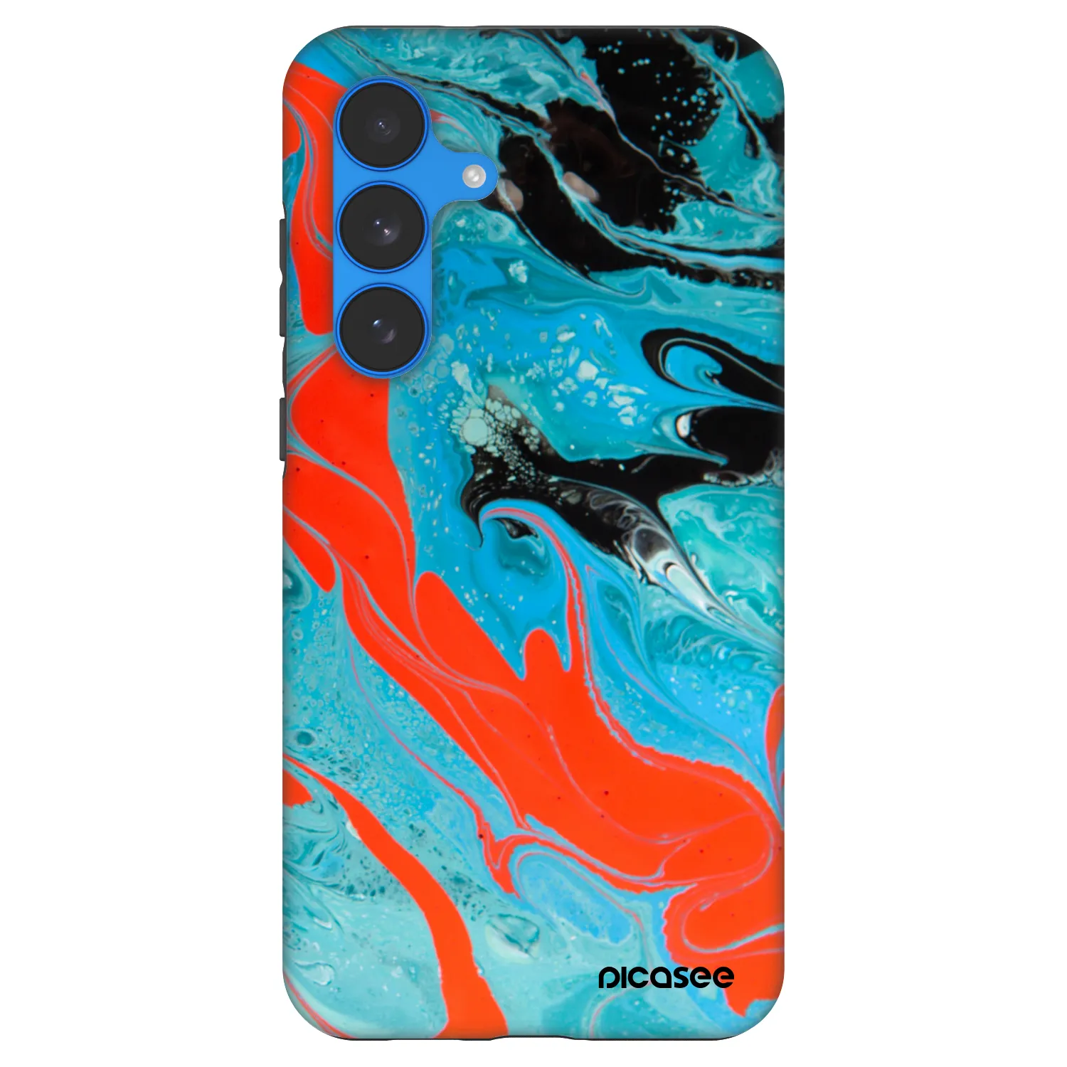 Picasee Fashion Case für Samsung Galaxy S25 FE 5G - Blue Magma