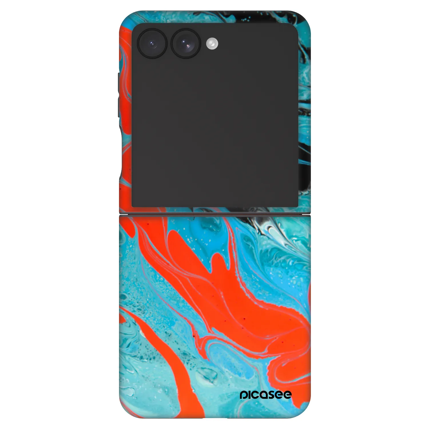 Picasee Fashion Case für Samsung Galaxy Z Flip7 5G - Blue Magma