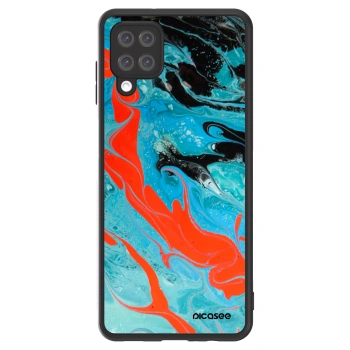 Picasee ULTIMATE CASE für Samsung Galaxy A12 A125F - Blue Magma