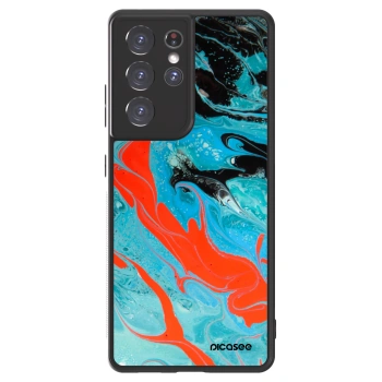 Hülle für Samsung Galaxy S21 Ultra 5G G998B - Blue Magma