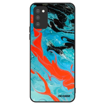 Hülle für Samsung Galaxy A02s A025G - Blue Magma
