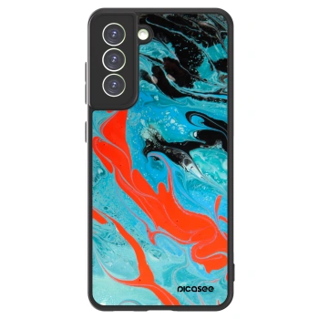 Picasee ULTIMATE CASE für Samsung Galaxy S21 FE 5G - Blue Magma