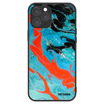 Picasee ULTIMATE CASE MagSafe für Apple iPhone 12 Pro Max - Blue Magma