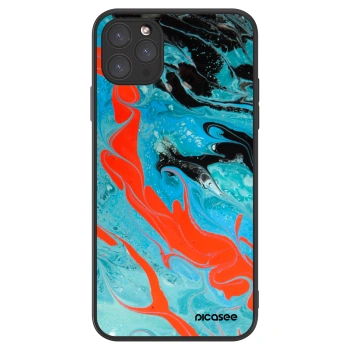 Picasee ULTIMATE CASE MagSafe für Apple iPhone 11 Pro Max - Blue Magma