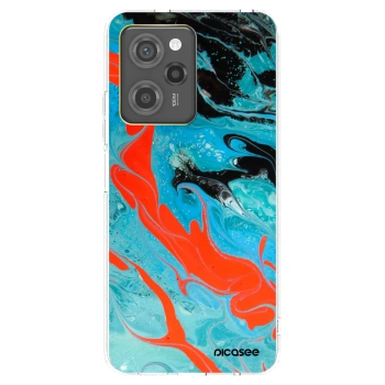 Picasee Xiaomi Poco X5 Pro Hülle - Transparentes Silikon - Blue Magma