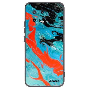 Picasee Xiaomi 13 Pro Hülle - Schwarzes Silikon - Blue Magma
