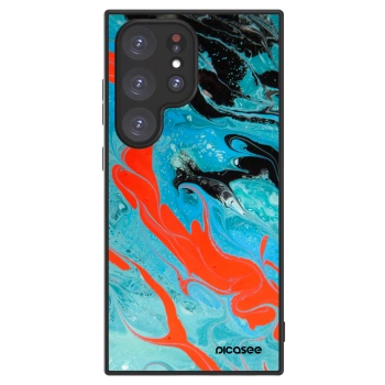 Picasee ULTIMATE CASE PowerShare für Samsung Galaxy S24 Ultra S928B 5G - Blue Magma
