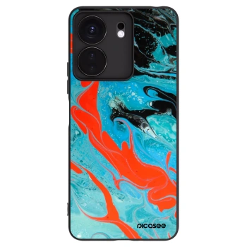 Picasee Xiaomi Redmi 13C 4G Hülle - Schwarzes Silikon - Blue Magma
