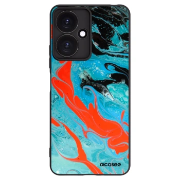 Picasee Xiaomi Redmi 13C 5G Hülle - Schwarzes Silikon - Blue Magma