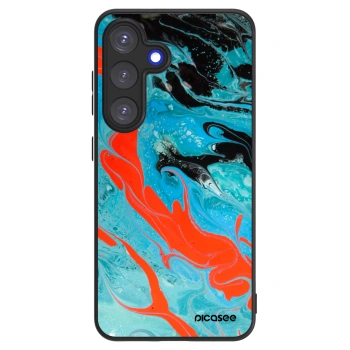 Picasee ULTIMATE CASE PowerShare für Samsung Galaxy S25 5G - Blue Magma