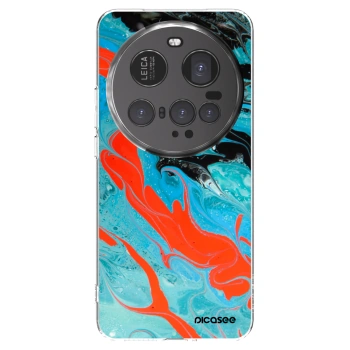 Picasee Xiaomi 15 Ultra Hülle - Transparentes Silikon - Blue Magma