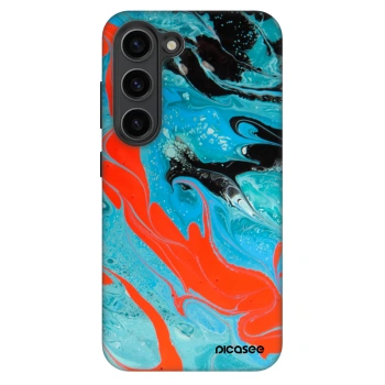 Picasee Fashion Case für Samsung Galaxy S23+ 5G - Blue Magma