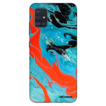 Hülle für Samsung Galaxy A51 A515F - Blue Magma