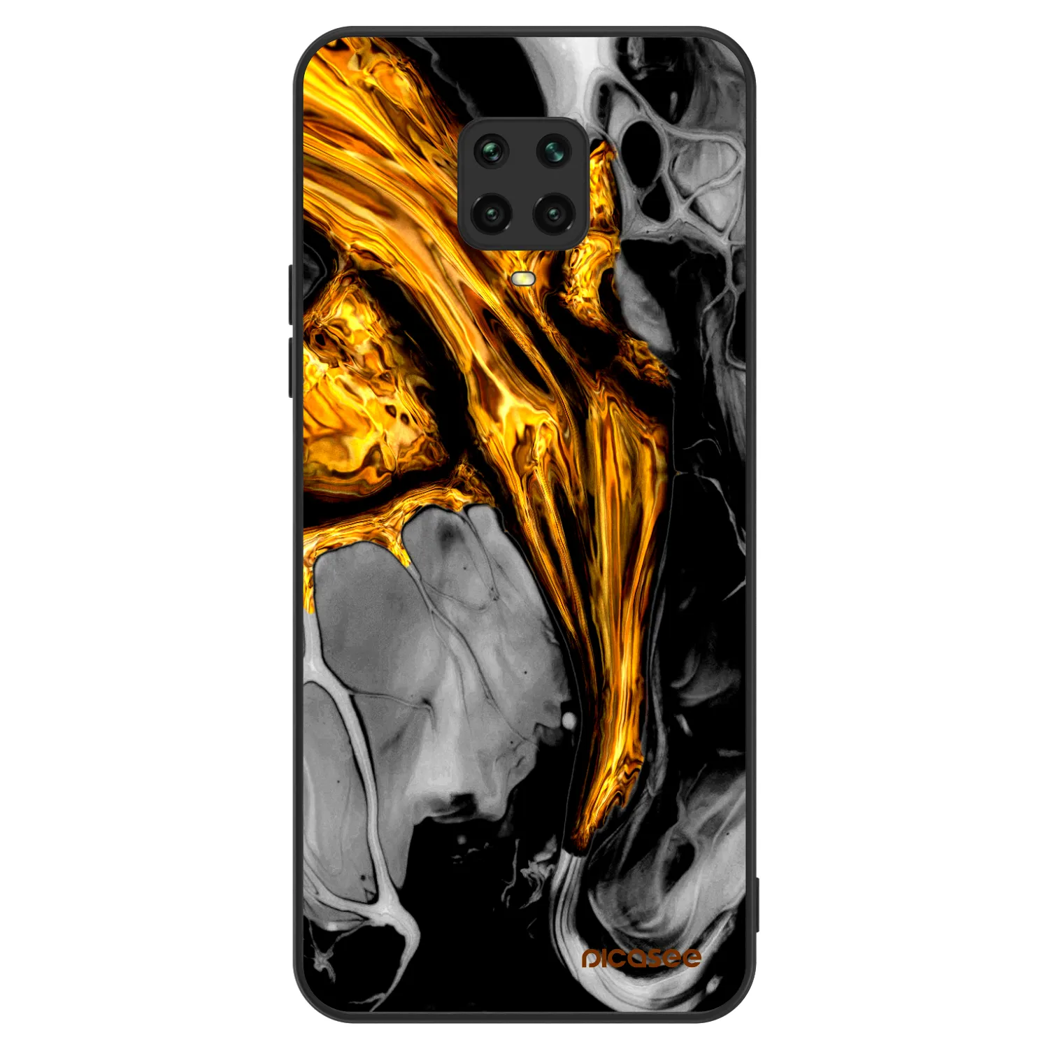 Picasee ULTIMATE CASE für Xiaomi Redmi Note 9 Pro - Black Gold