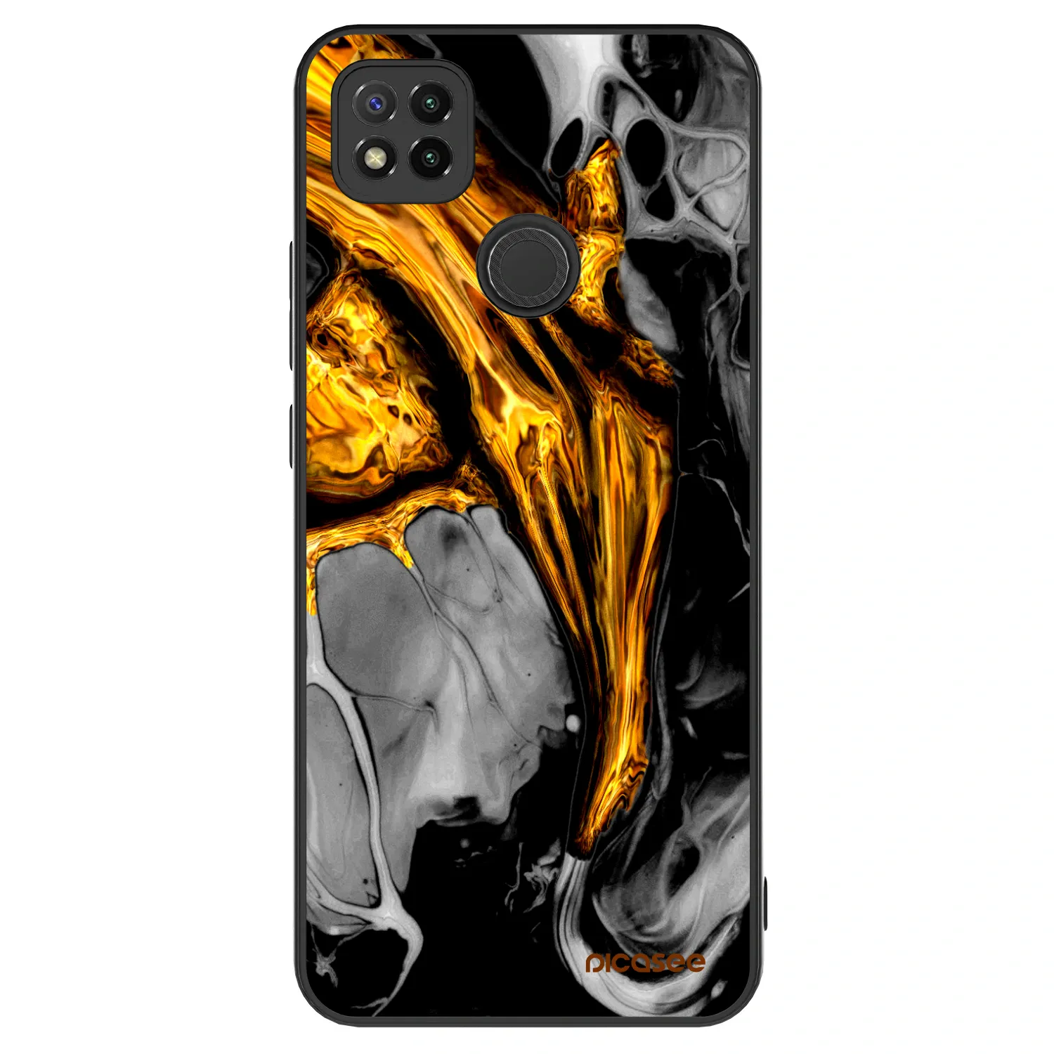 Picasee ULTIMATE CASE für Xiaomi Redmi 9C - Black Gold