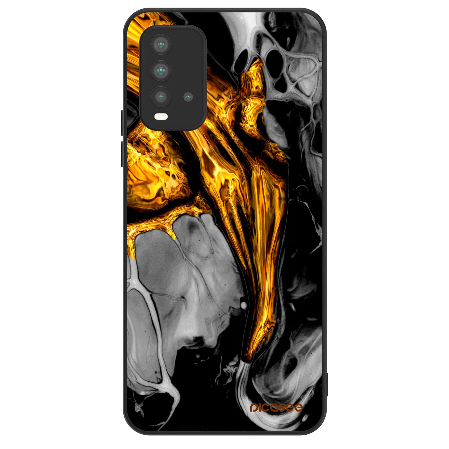 Picasee ULTIMATE CASE für Xiaomi Redmi 9T - Black Gold