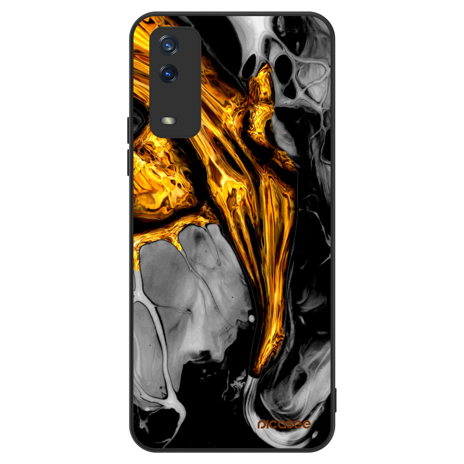 Picasee ULTIMATE CASE für Vivo Y11s - Black Gold