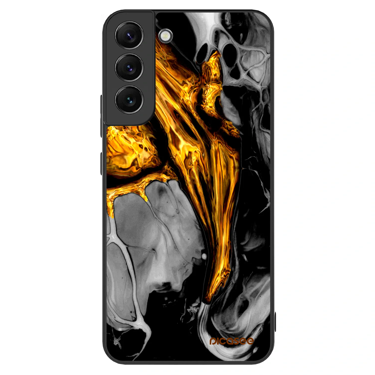 Picasee ULTIMATE CASE für Samsung Galaxy S22+ 5G - Black Gold