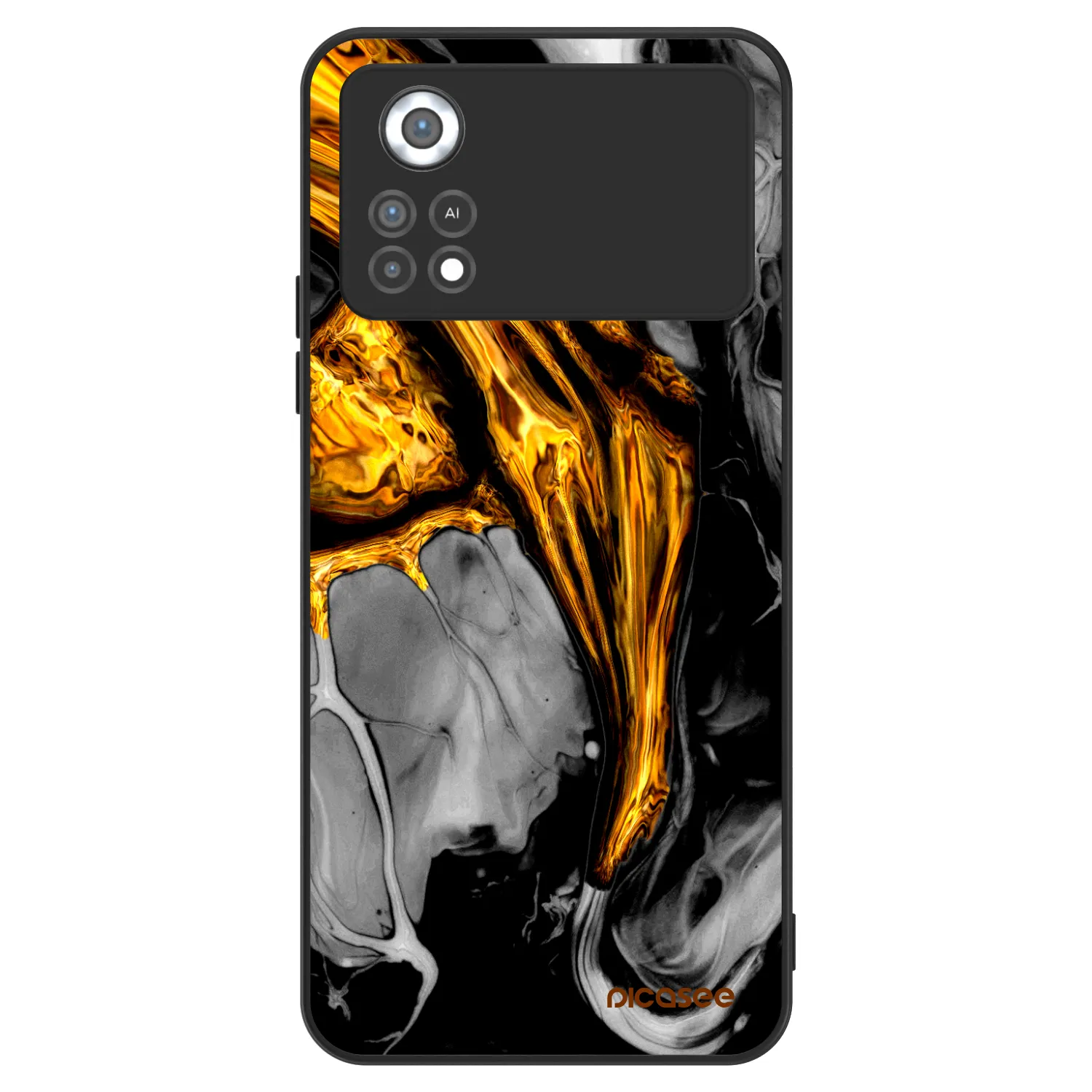 Picasee ULTIMATE CASE für Xiaomi Poco X4 Pro 5G - Black Gold