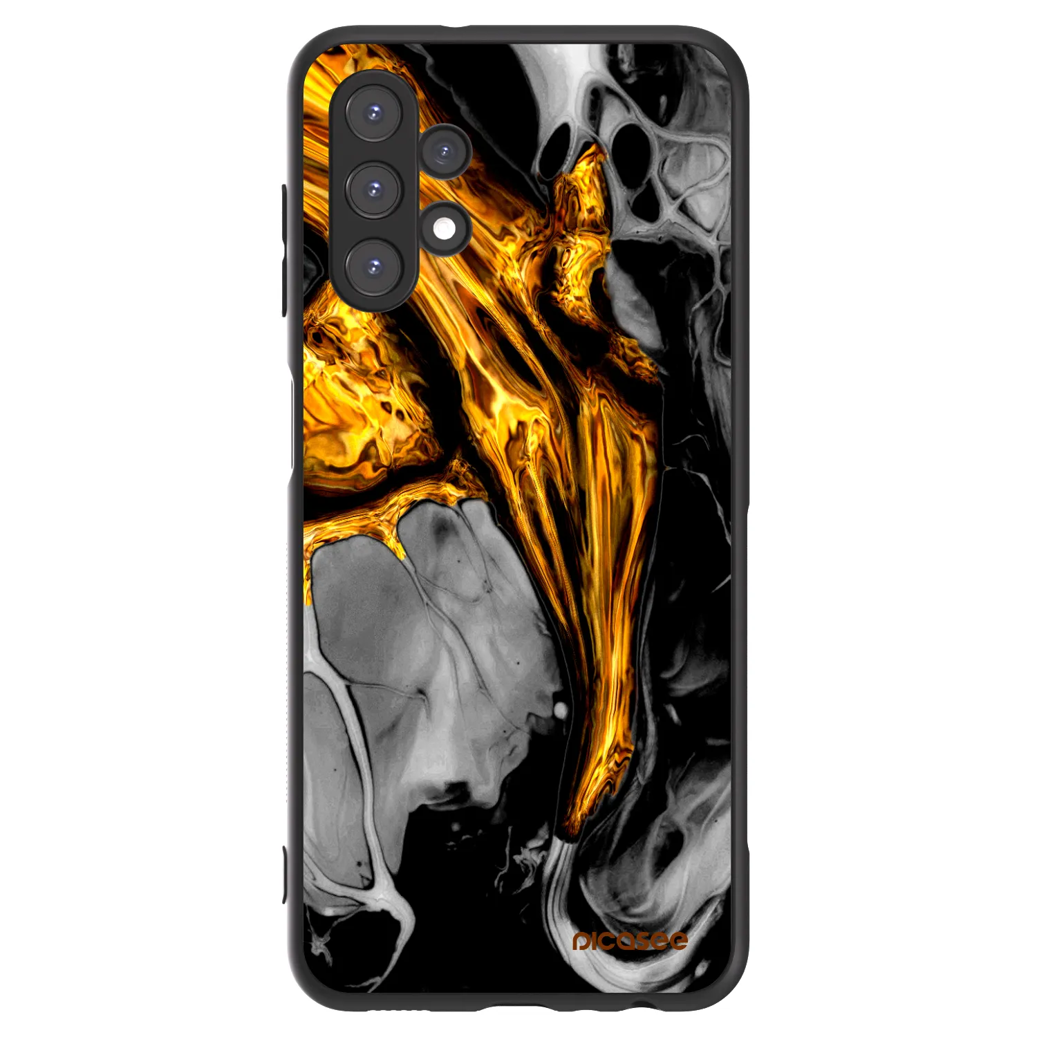 Picasee ULTIMATE CASE für Samsung Galaxy A13 4G A135 - Black Gold