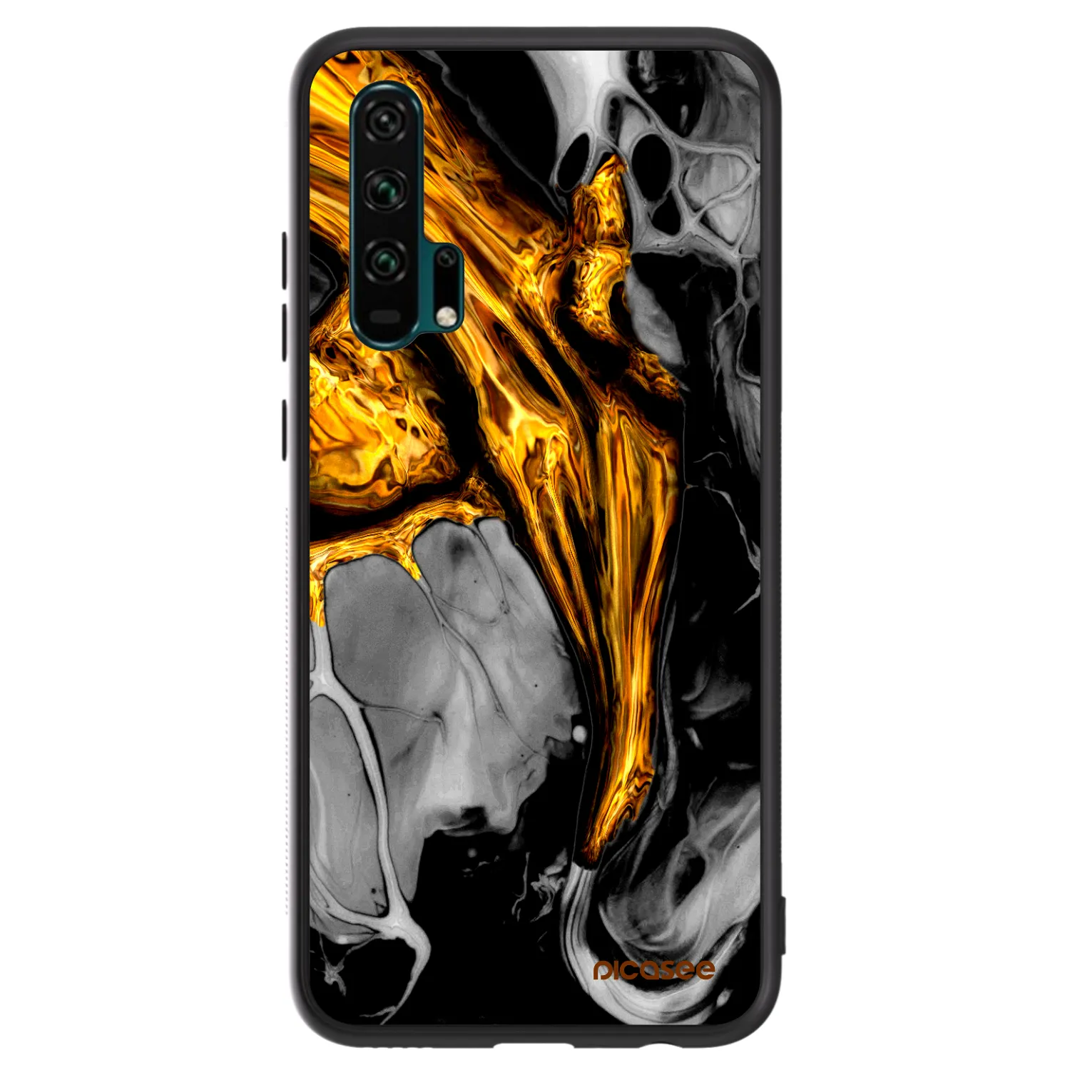 Picasee ULTIMATE CASE für Honor 20 Pro - Black Gold