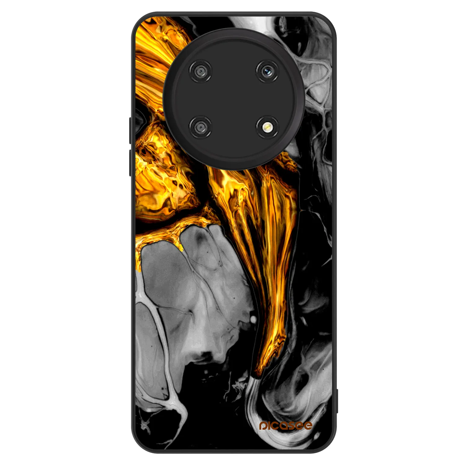 Picasee ULTIMATE CASE für Honor Magic4 Lite 5G - Black Gold