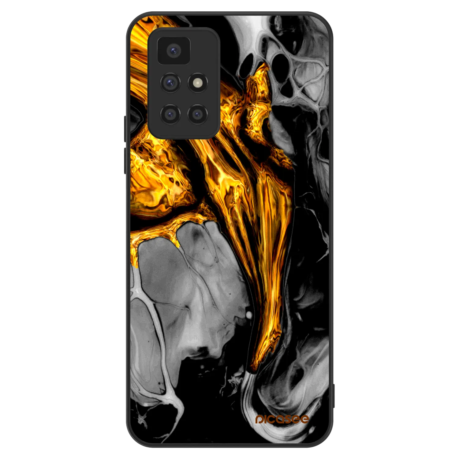 Picasee ULTIMATE CASE für Xiaomi Redmi 10 (2022) - Black Gold