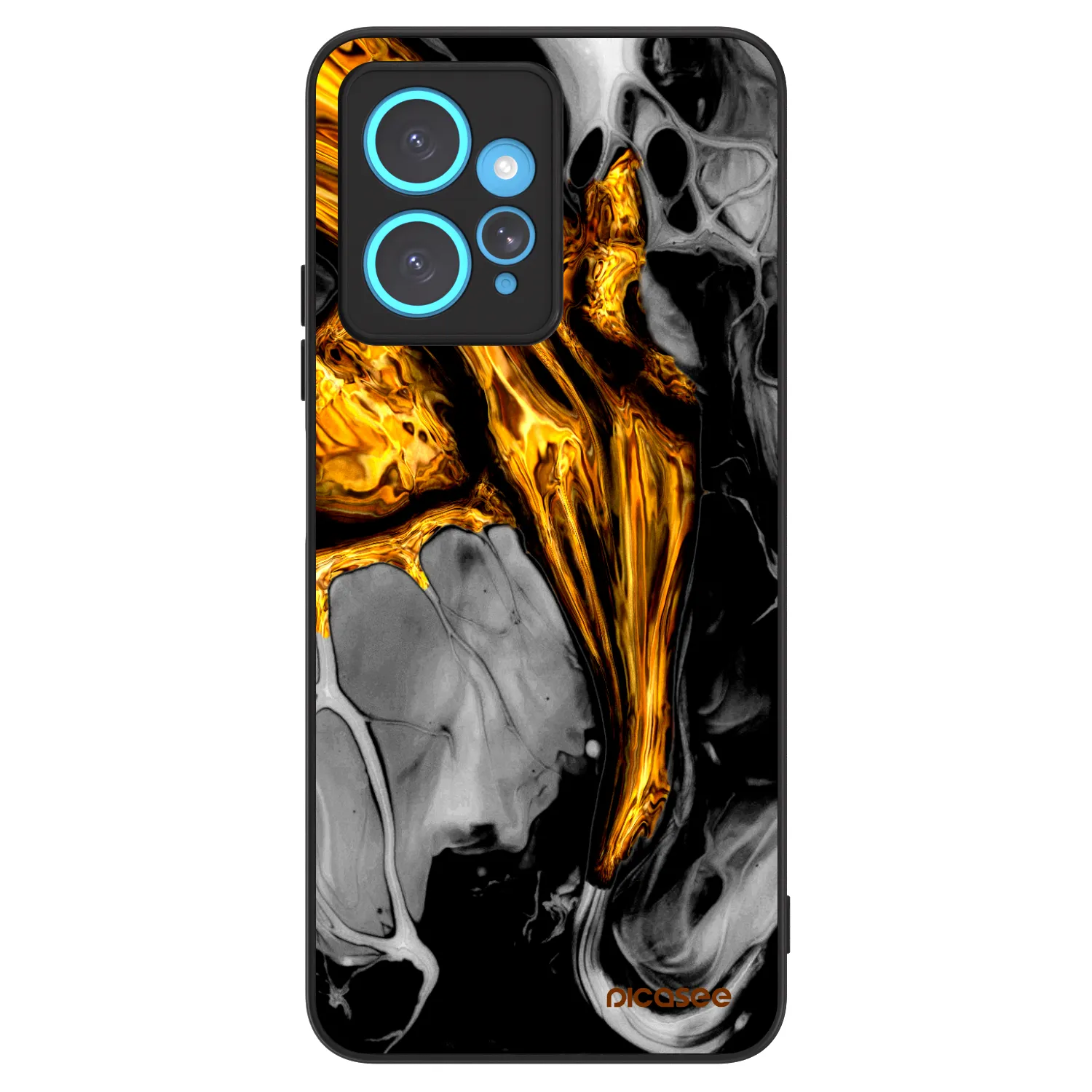 Picasee ULTIMATE CASE für Xiaomi Redmi Note 12 4G - Black Gold