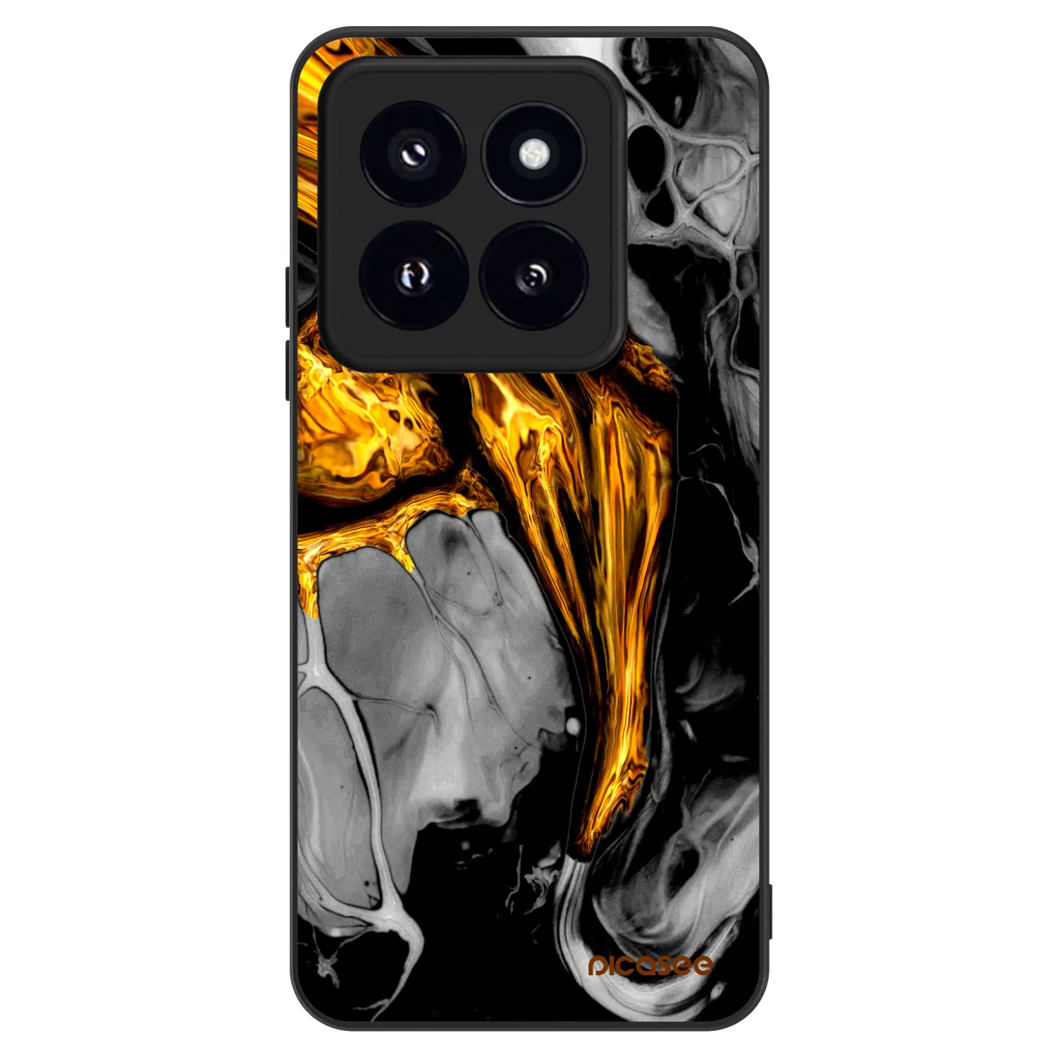 Picasee ULTIMATE CASE für Xiaomi 14 Pro - Black Gold