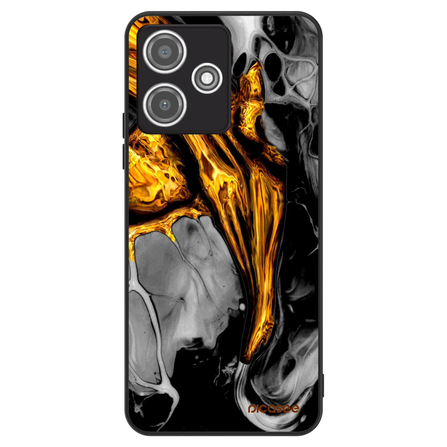 Picasee ULTIMATE CASE für Xiaomi Redmi 12 5G - Black Gold