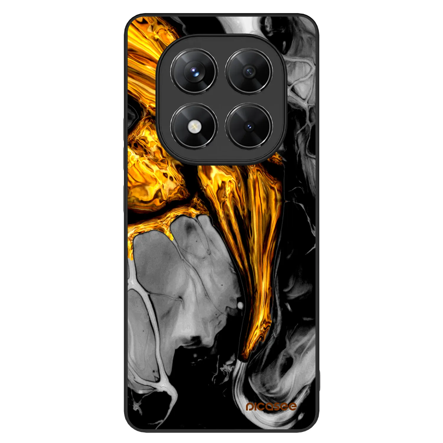 Picasee ULTIMATE CASE für Xiaomi Redmi Note 14 Pro 5G - Black Gold