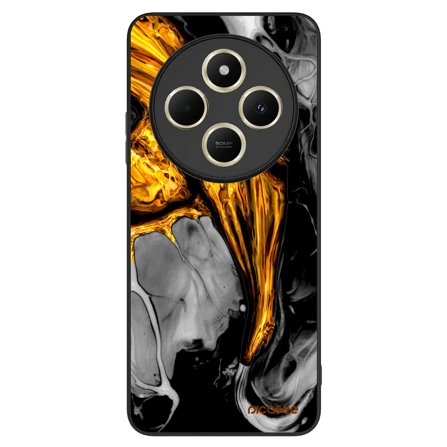 Picasee ULTIMATE CASE für Xiaomi Redmi 14C - Black Gold