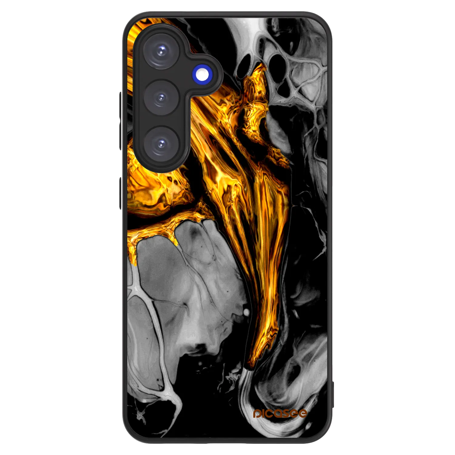Picasee ULTIMATE CASE für Samsung Galaxy S25 5G - Black Gold