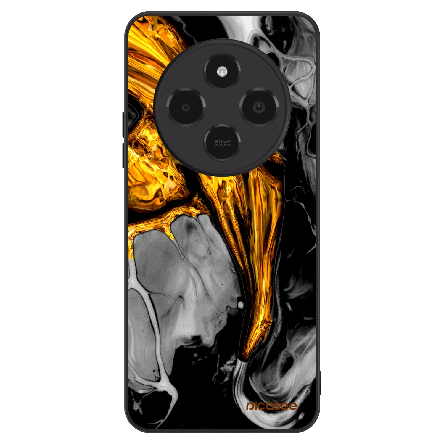 Picasee ULTIMATE CASE für Xiaomi Poco C75 - Black Gold