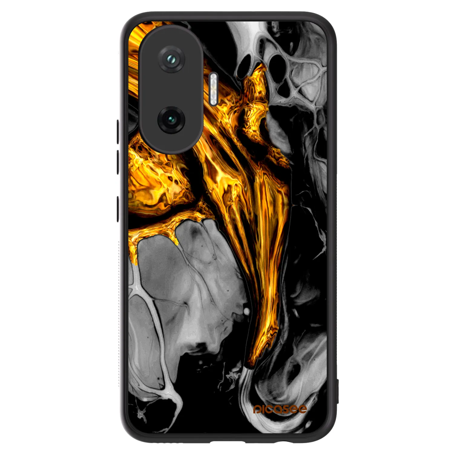 Picasee ULTIMATE CASE für Xiaomi Poco F7 5G - Black Gold