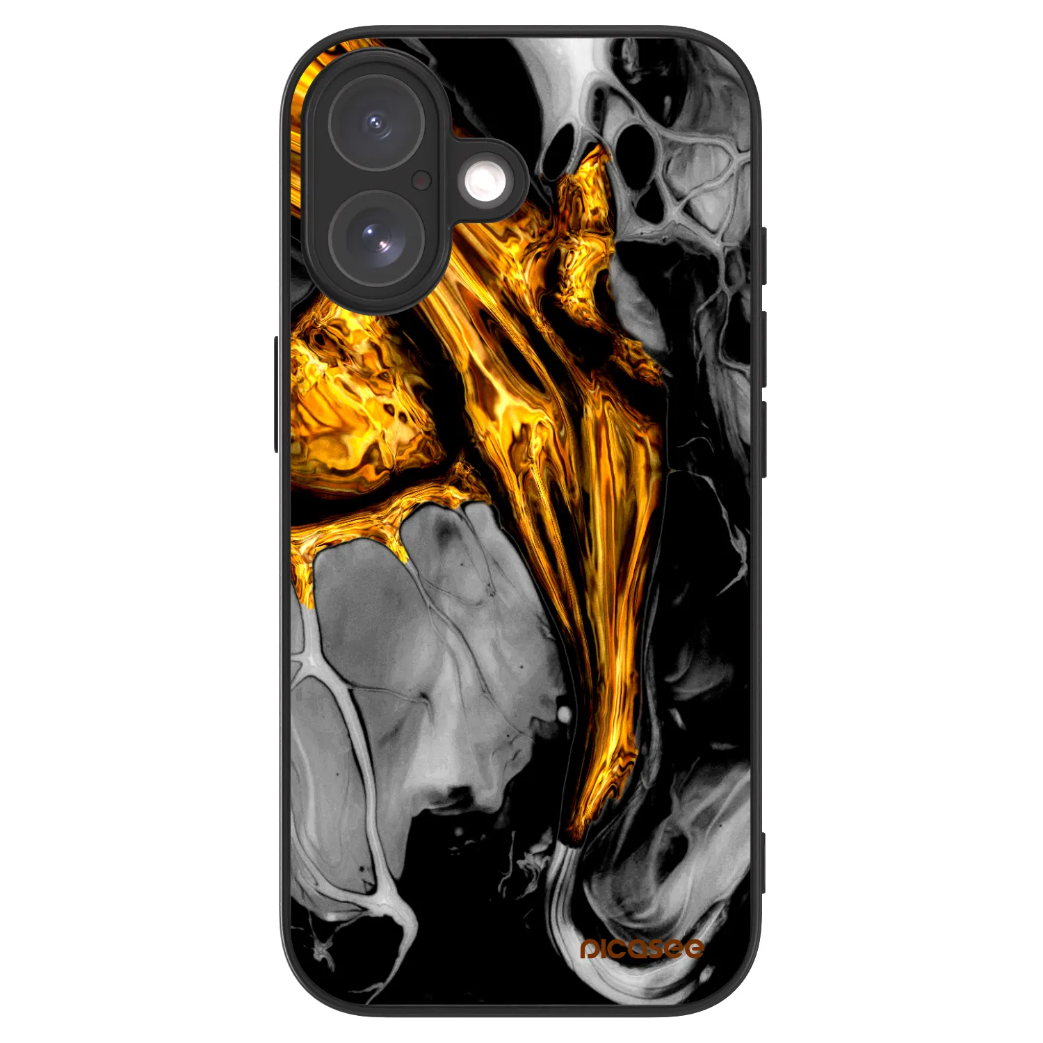 Picasee ULTIMATE CASE für Apple iPhone 17 - Black Gold